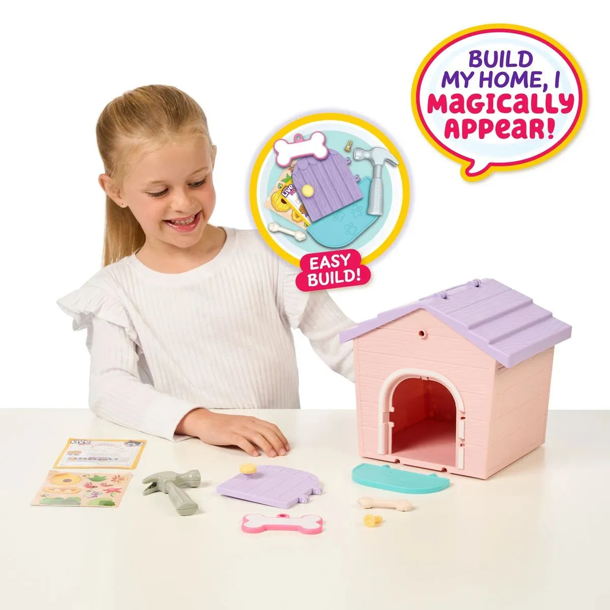 26571 LITTLE LIVE PETS MY PUPPY'S HOME S2 MINI PLAYSET - PINK