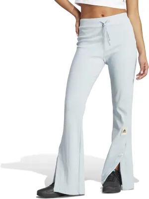adidas Women's Lounge Ribbed Flared Leg Pants