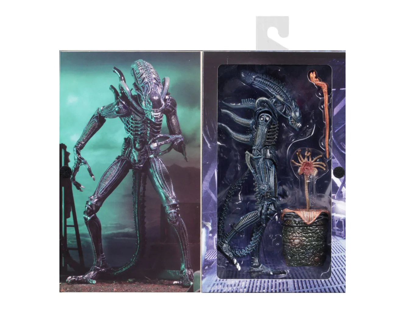 Aliens Ultimate Alien Warrior (1986) Set of 2 Blue & Brown Alien 7″ Scale Action Figures - NECA