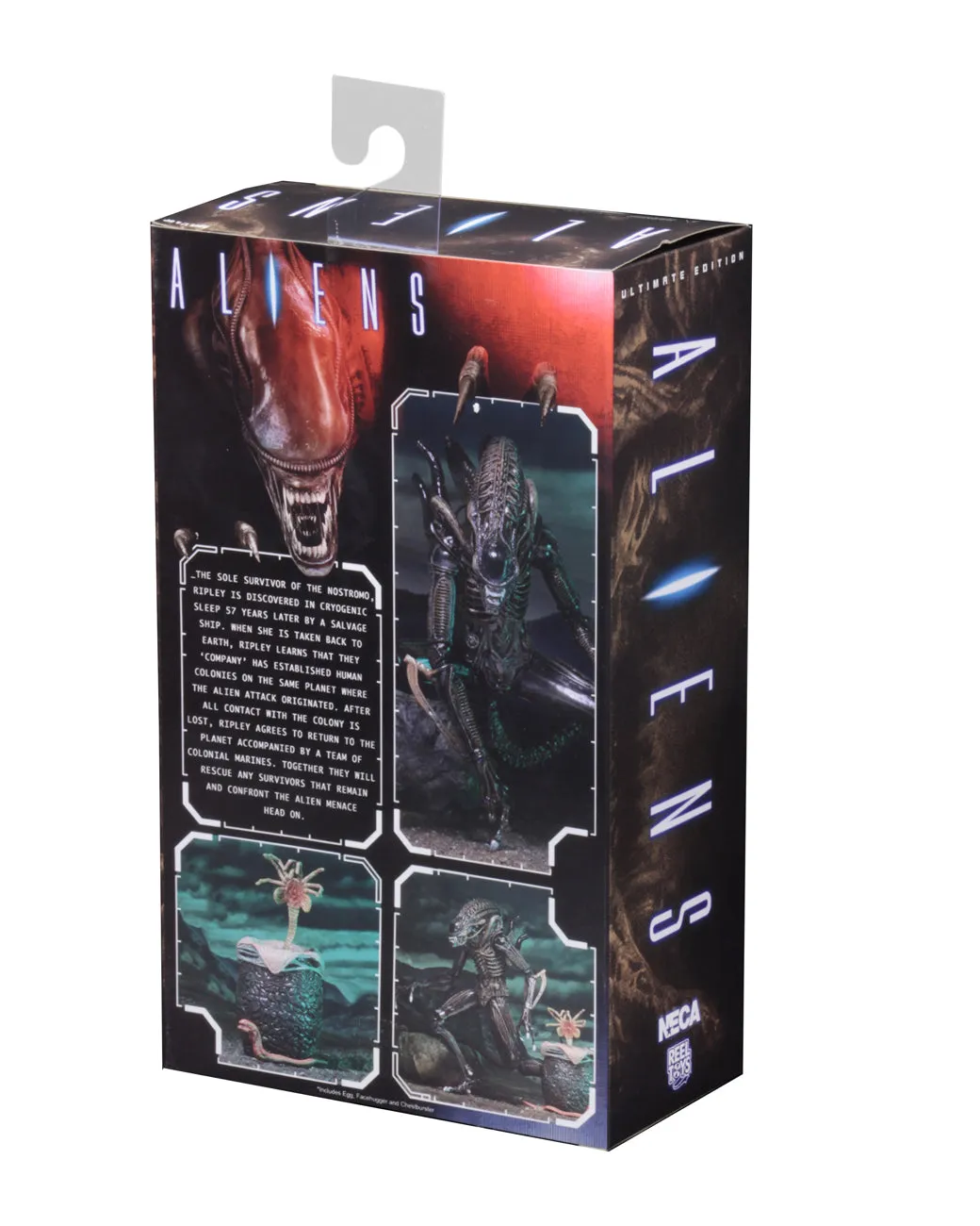 Aliens Ultimate Alien Warrior (1986) Set of 2 Blue & Brown Alien 7″ Scale Action Figures - NECA