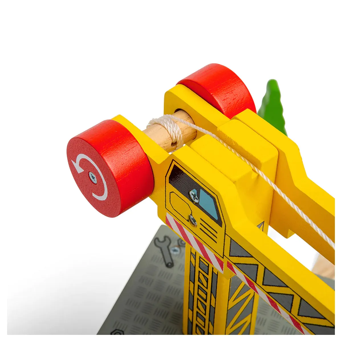 Bigjigs Rail Big Yellow Crane Railway Accessory