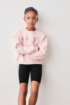 Branded Back 100% Cotton Sweater And Pink