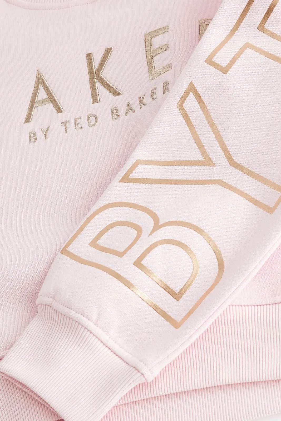 Branded Back 100% Cotton Sweater And Pink