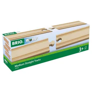 BRIO World: Medium Straight Tracks