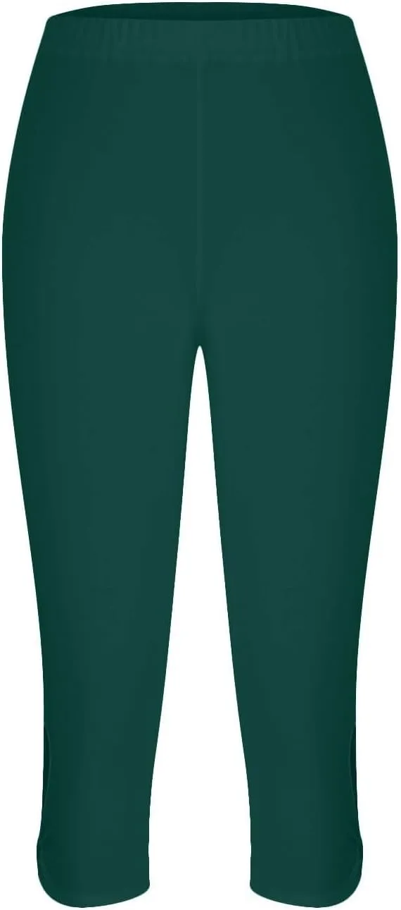 Capri Pants for Women Dressy Casual Summer Capris Knee Length Cropped Legging Trendy Lightweight Ladies Clothing