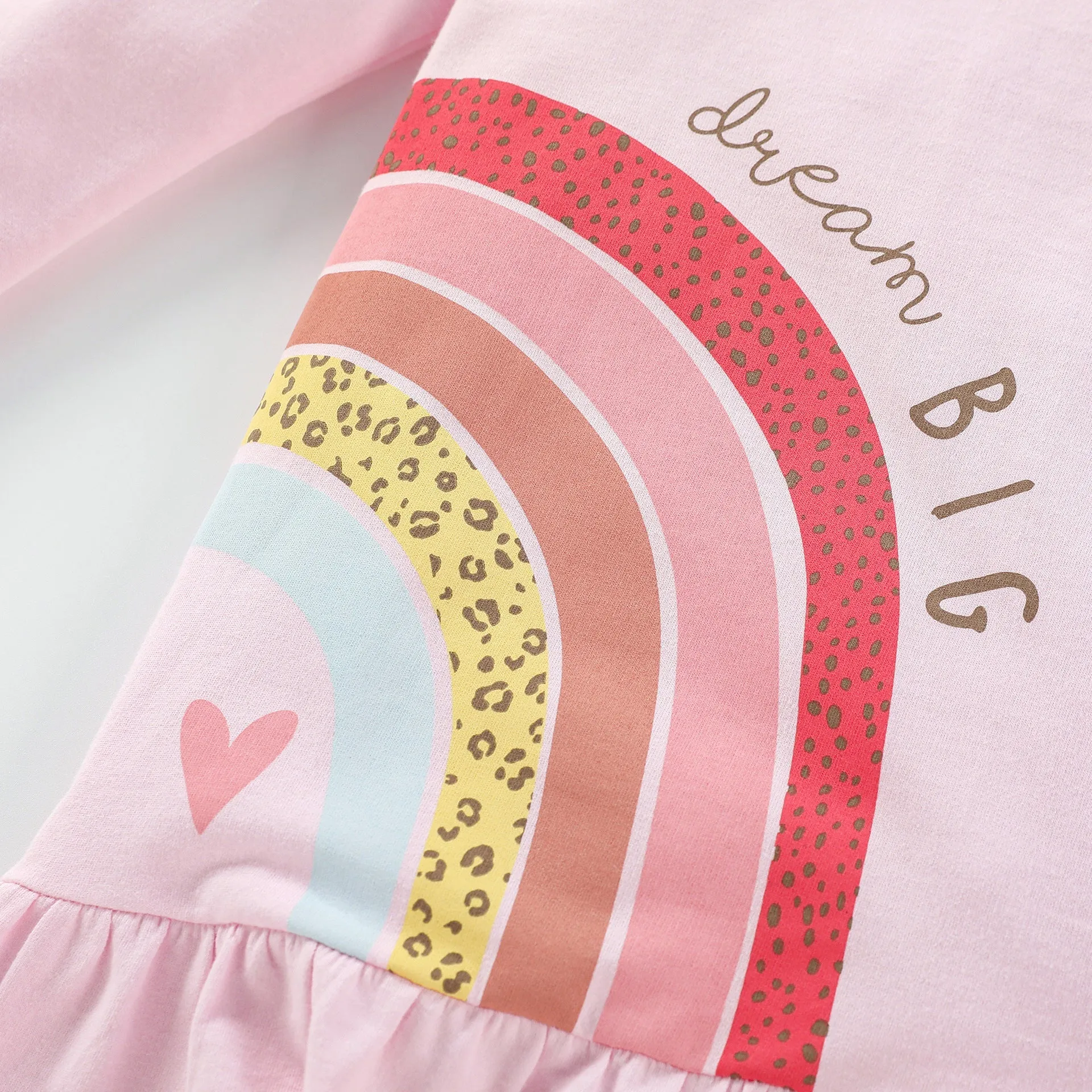 Dream Big Rainbow Dress & Legging Set
