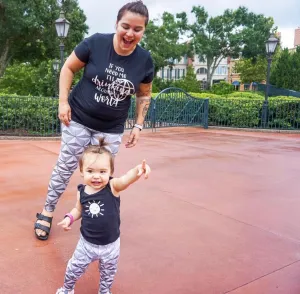 Epcot Spaceship Earth Inspired Baby Leggings