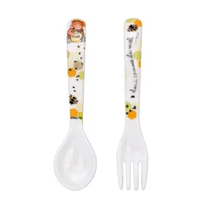 Fork and Spoon Set - Doux Comme Du Miel (Sweet As Honey)