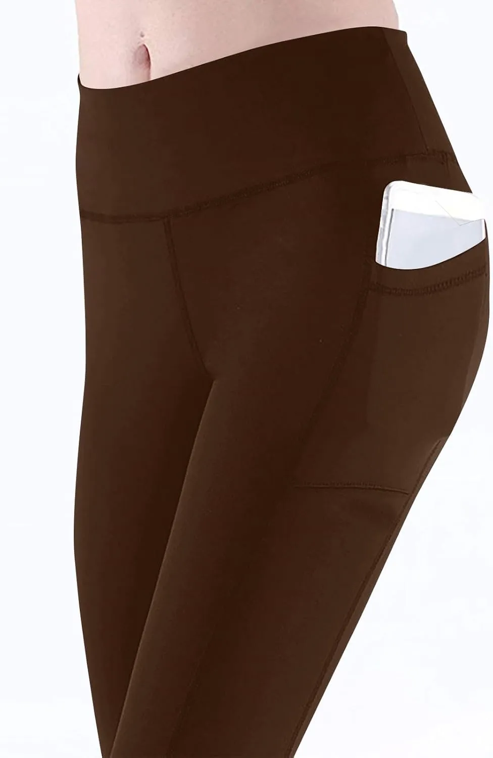 High Waisted Leggings with Pockets Women, No See Through Tummy Control Yoga Pants Workout Gym Leggings