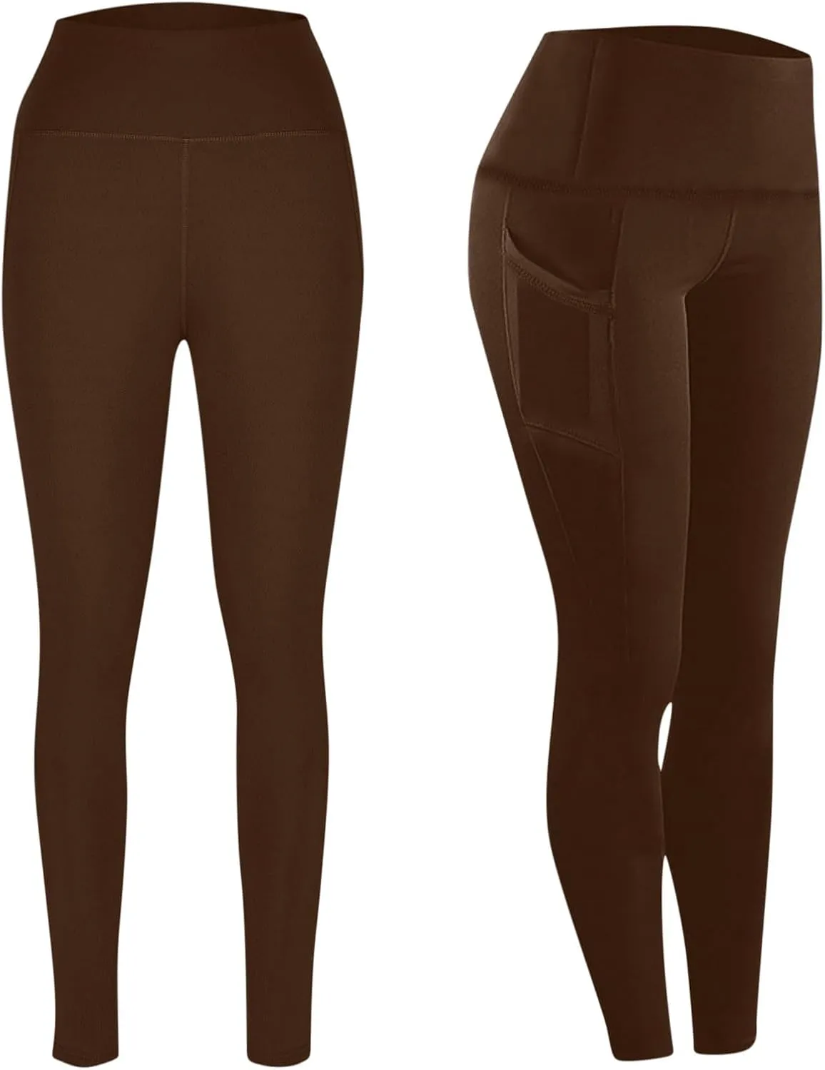 High Waisted Leggings with Pockets Women, No See Through Tummy Control Yoga Pants Workout Gym Leggings