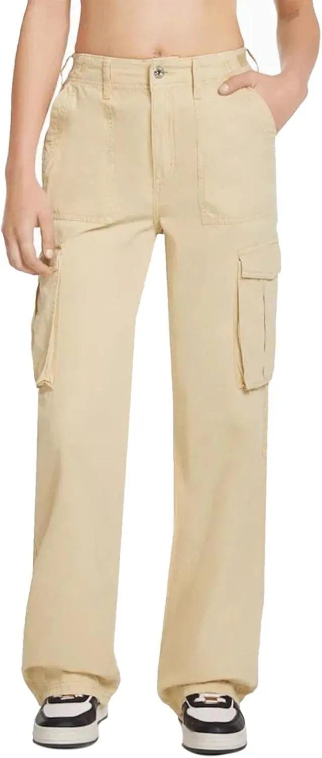 High Waisted Work Pants for Women Winter Cute Work Trousers with Pockets High Waisted Wide Leg