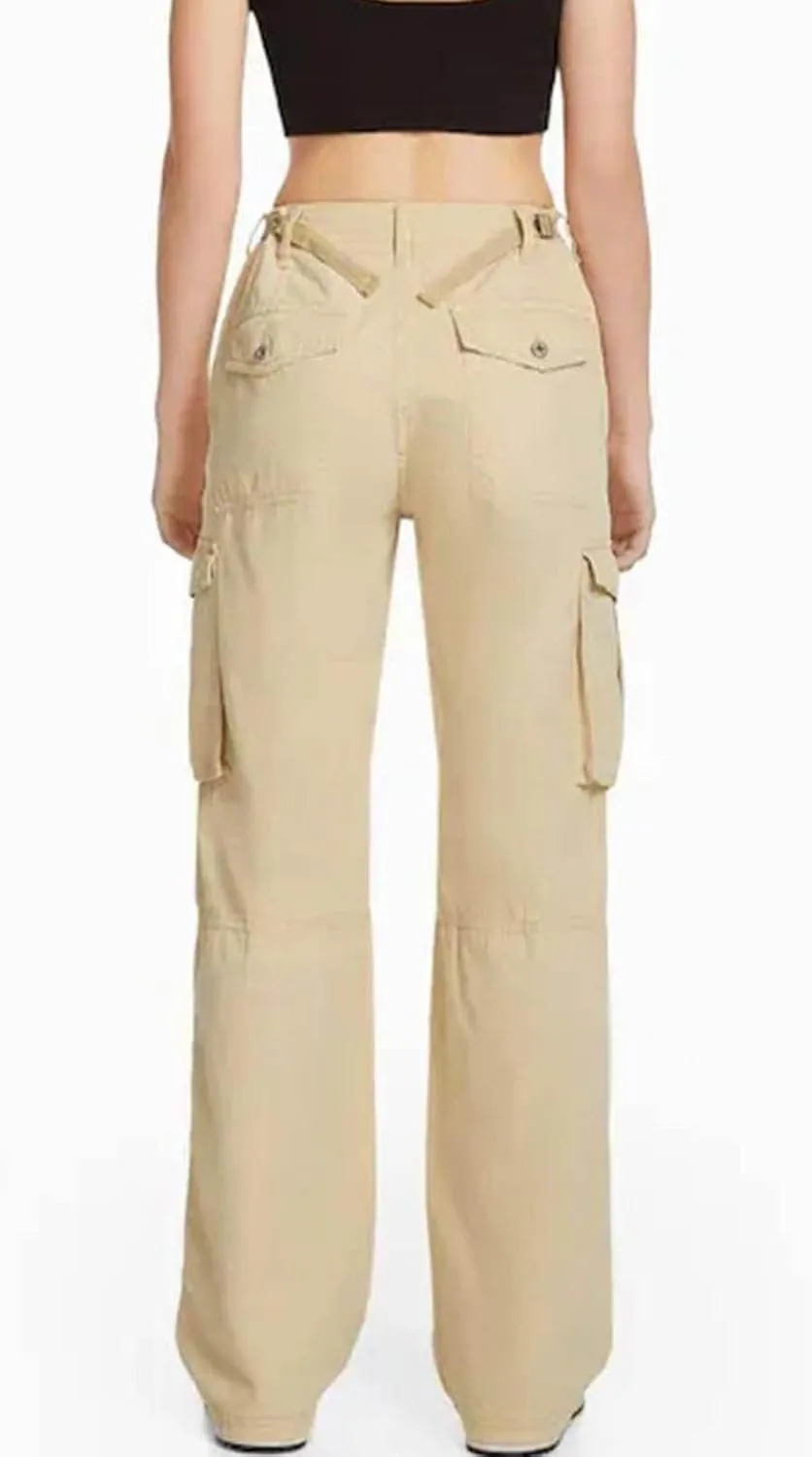 High Waisted Work Pants for Women Winter Cute Work Trousers with Pockets High Waisted Wide Leg