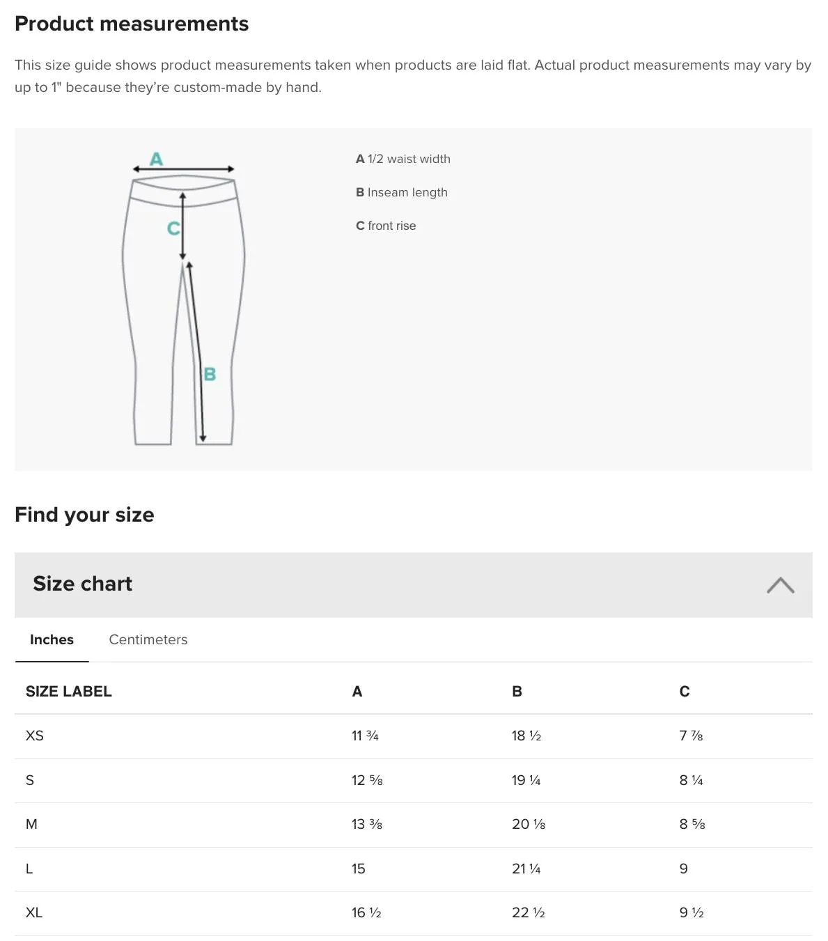 HM Inspired Capri Leggings