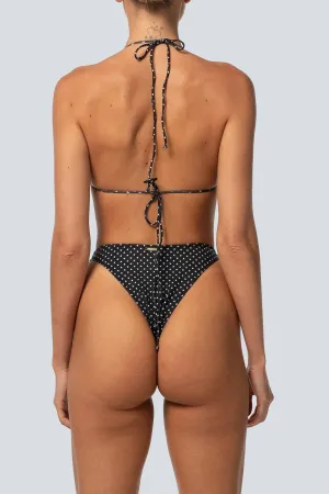 LAHANA BILLY HIGH CUT BIKINI BOTTOMS - MIDNIGHT SKY