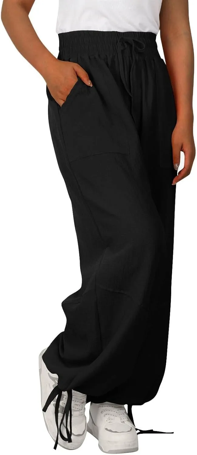 Linen Pants Suit Women Summer Womens Linen Capris Womans Work Trousers Skinny Ankle Length