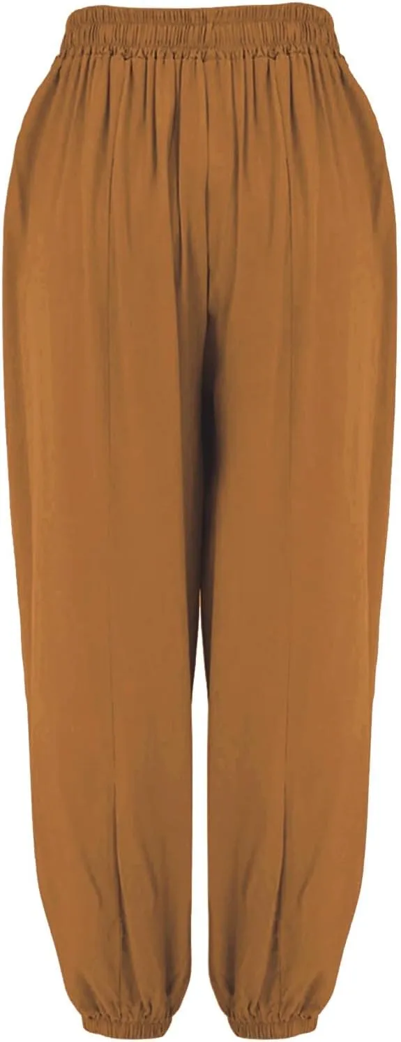 Linen Pants Suit Women Summer Womens Linen Capris Womans Work Trousers Skinny Ankle Length