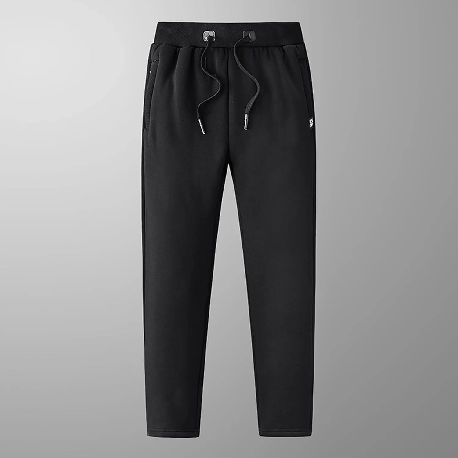 Lounge Pants for Men 2023 Casual Stylish Drawstring Elastic Waist Solid Warm Pant with Pockets Thickened Trousers