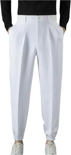 Mens Dress Pants Stretch Tapered Golf Joggers with Belt Loops Slim Fit Casual Business Travel Work Sweatpants 2025