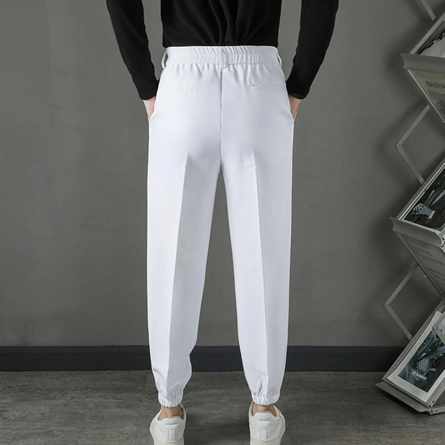 Mens Dress Pants Stretch Tapered Golf Joggers with Belt Loops Slim Fit Casual Business Travel Work Sweatpants 2025
