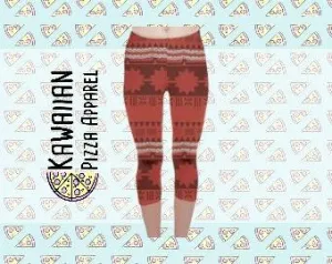 Moana Inspired Capri Leggings