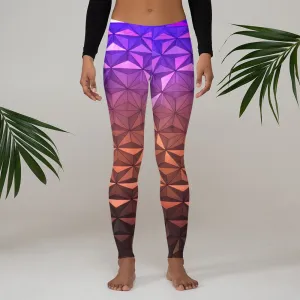 Nighttime Spaceship Earth Inspired Leggings