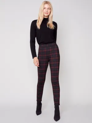 Printed Knit Legging Pant [Ruby-C5356]