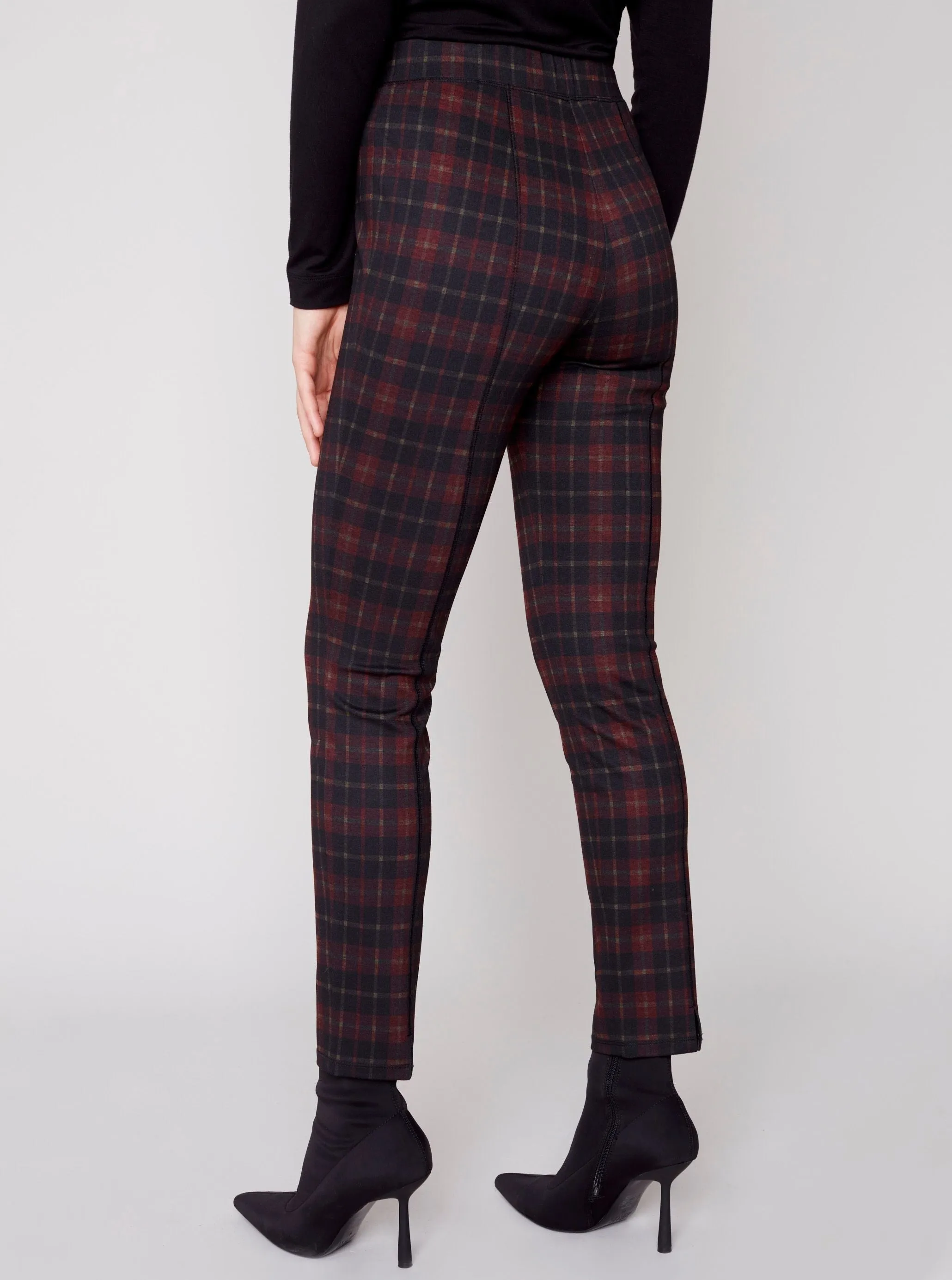 Printed Knit Legging Pant [Ruby-C5356]