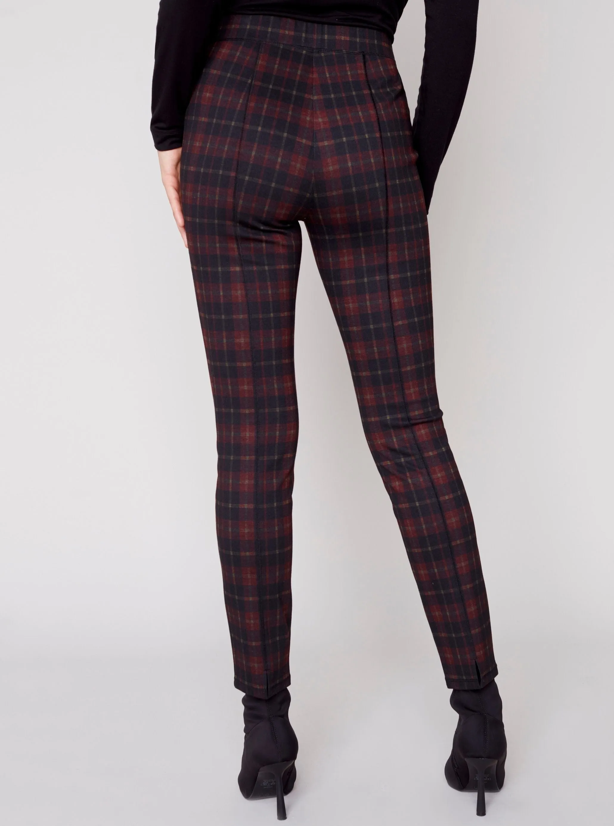 Printed Knit Legging Pant [Ruby-C5356]