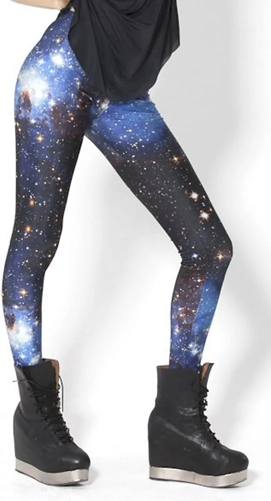QZUnique Leggings for Women, Halloween Full-Length Printed Legging Footless Elastic Yoga Pants, Regular and Plus Size