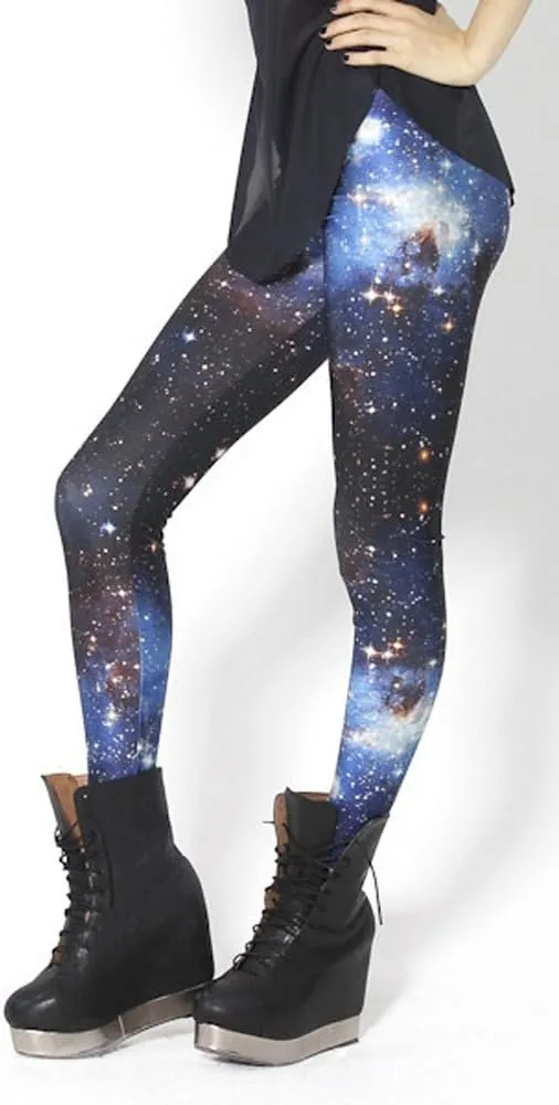 QZUnique Leggings for Women, Halloween Full-Length Printed Legging Footless Elastic Yoga Pants, Regular and Plus Size