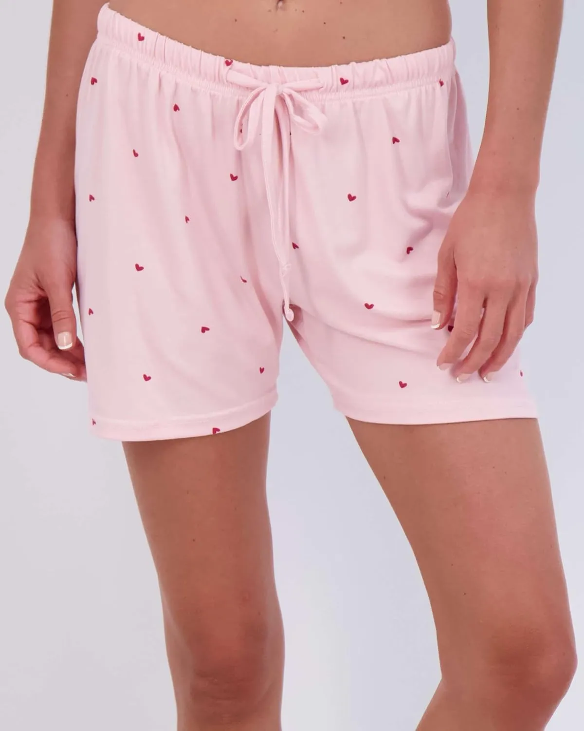 Real Essentials 3 Pack: Womens Ultra-Soft Comfy Stretch Pajama Lounge Shorts Elegant Sleepwear(Available In Plus Size)