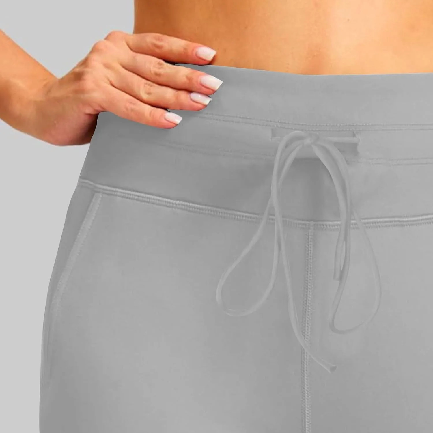 RKSTN Womens Fall Winter Yoga Pants Fleece Lined Leggings High Waist Drawstring Stretchy Sports Running Fitness Pant
