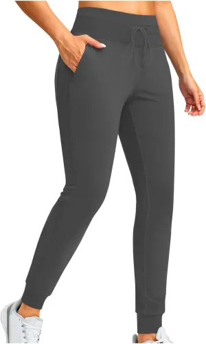 RKSTN Womens Fall Winter Yoga Pants Fleece Lined Leggings High Waist Drawstring Stretchy Sports Running Fitness Pant