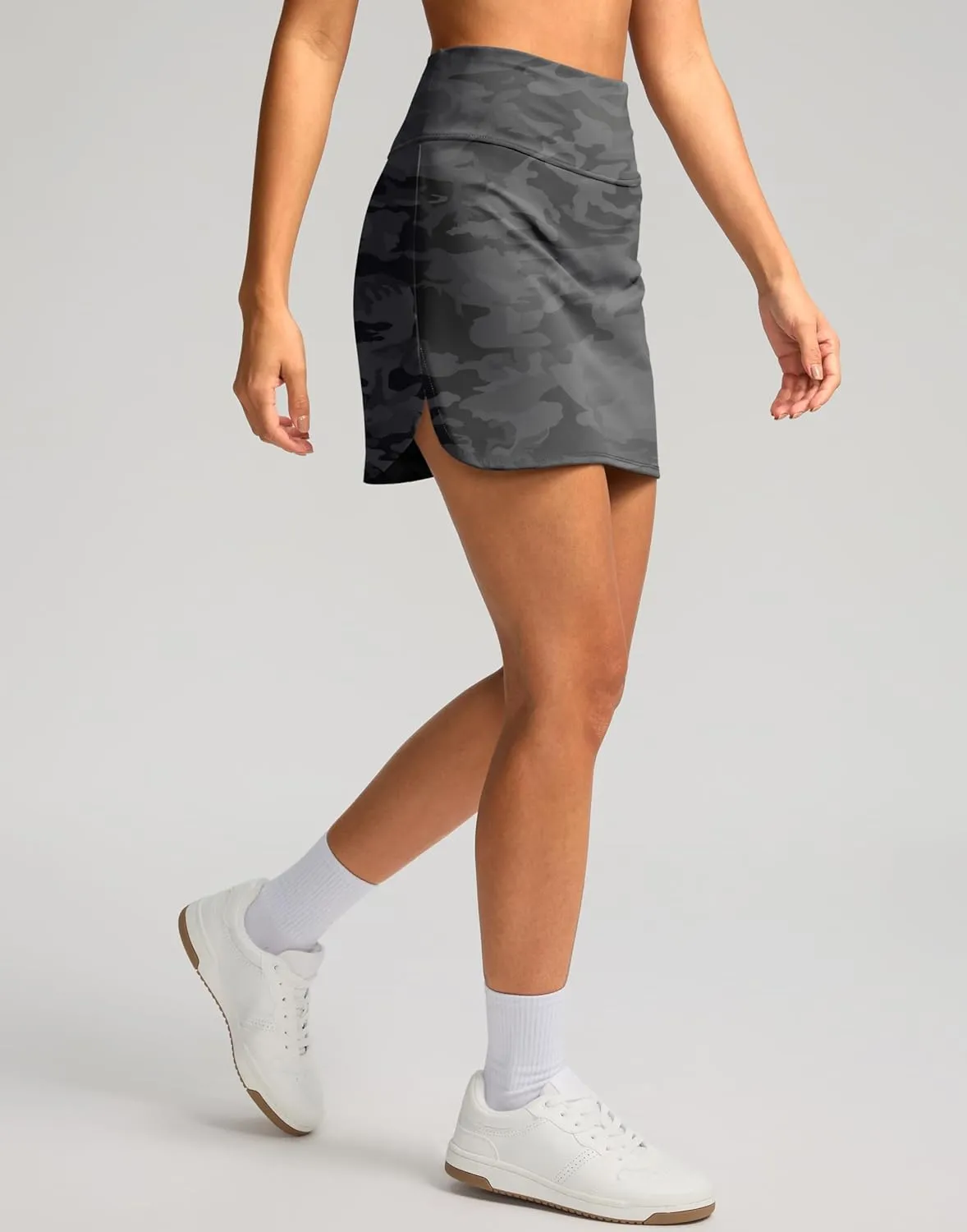 SANTINY Women's Golf Skirts Skorts High Waisted Tennis Skirt Athletic Workout Casual Skorts for Woman with Short Pockets