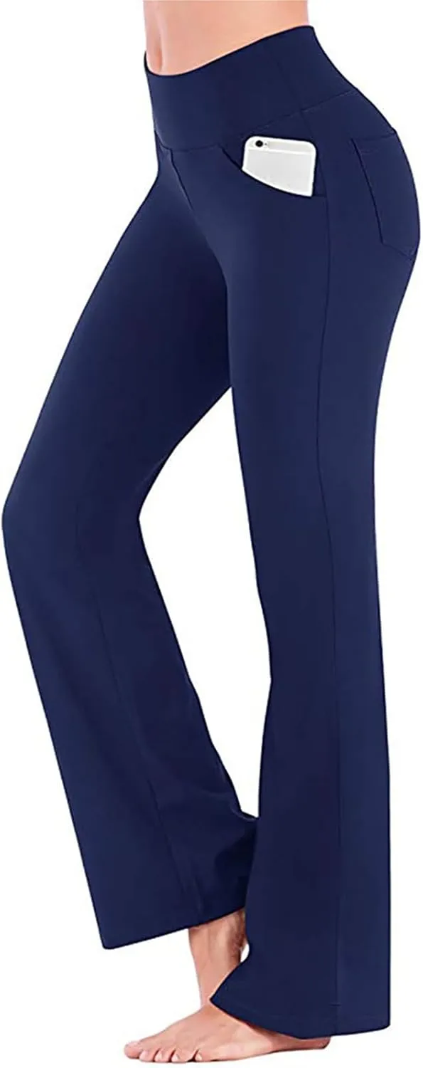 Scrunch Butt Lifting Leggings for Women High Trousers for Yoga Flared Straight Fitness Workout Yoga Leggings for