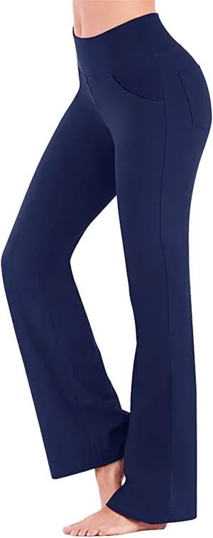 Scrunch Butt Lifting Leggings for Women High Trousers for Yoga Flared Straight Fitness Workout Yoga Leggings for
