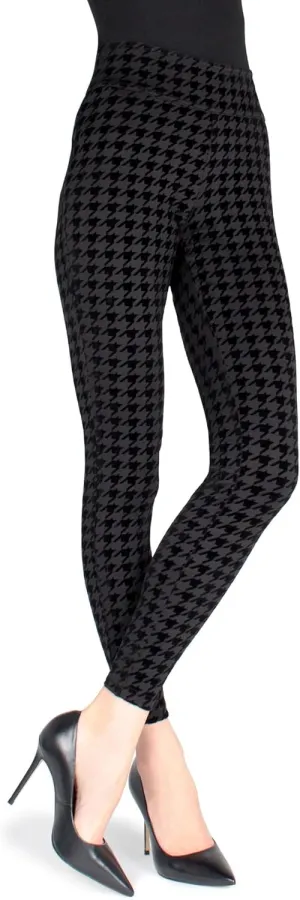 SlimMe Suede Houndstooth Shaping Leggings