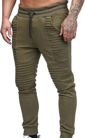 Tactical Pants for Men Stretch Lightweight Hiking Cargo Work Trousers Slim Fit Military Tactical Sweatpants