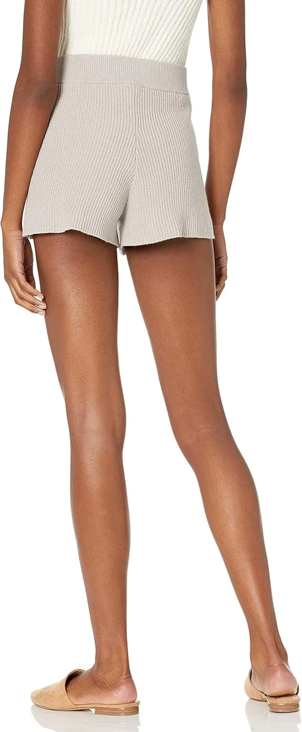 The Drop Women's Faith Pull-on Ribbed Sweater Short