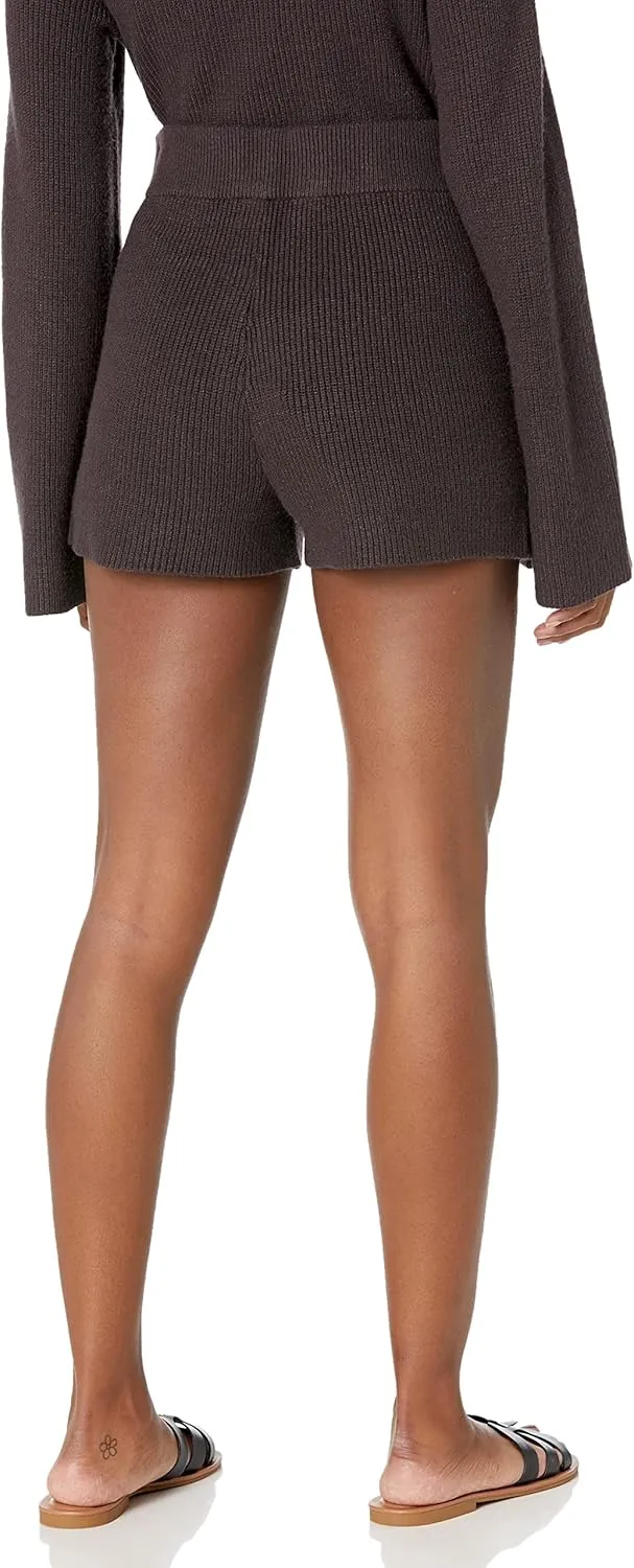 The Drop Women's Faith Pull-on Ribbed Sweater Short
