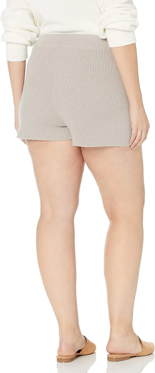 The Drop Women's Faith Pull-on Ribbed Sweater Short