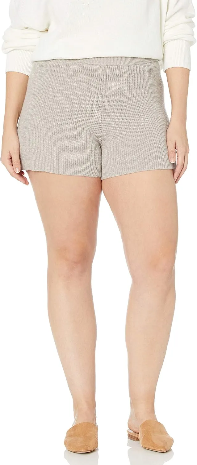 The Drop Women's Faith Pull-on Ribbed Sweater Short