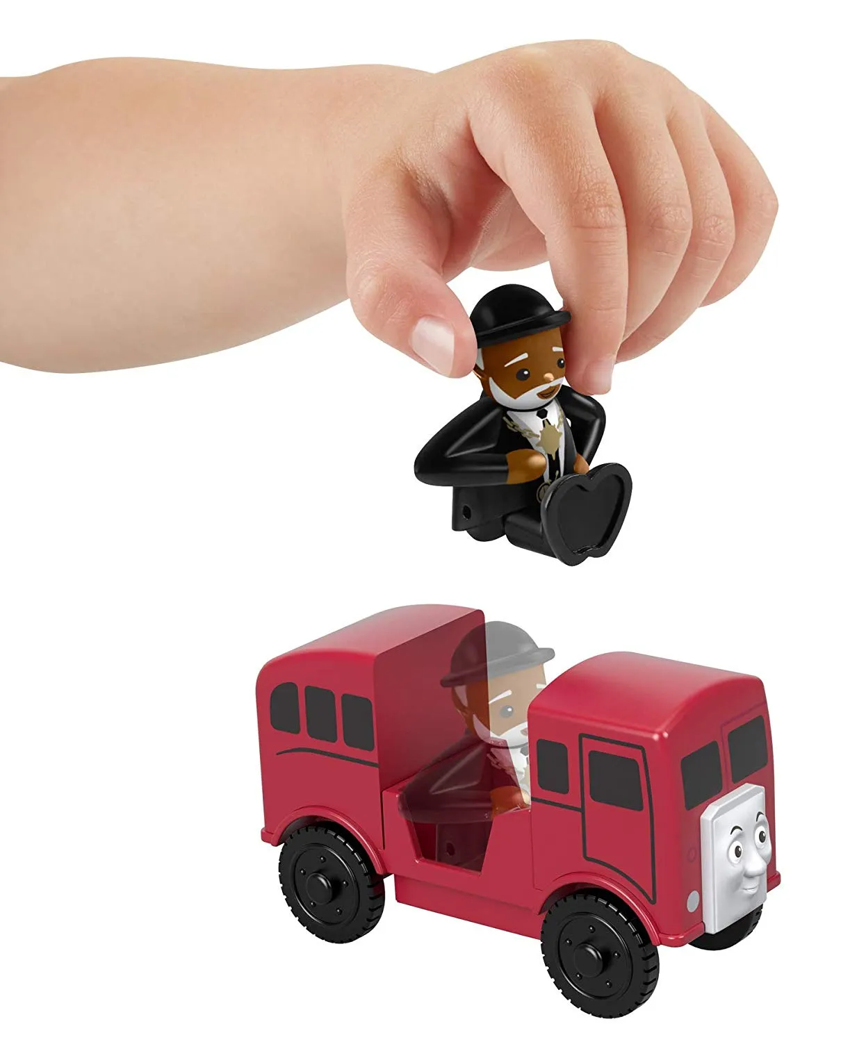 Thomas & Friends Wood Racing Figure-8 Set with Thomas & Bertie the Bus
