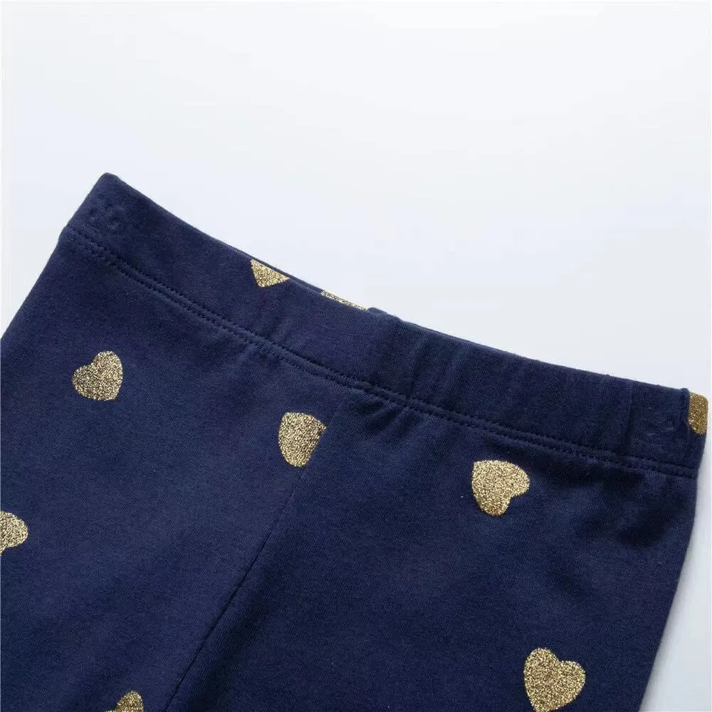 Unicorn Stars Cartoon Skinny Leggings