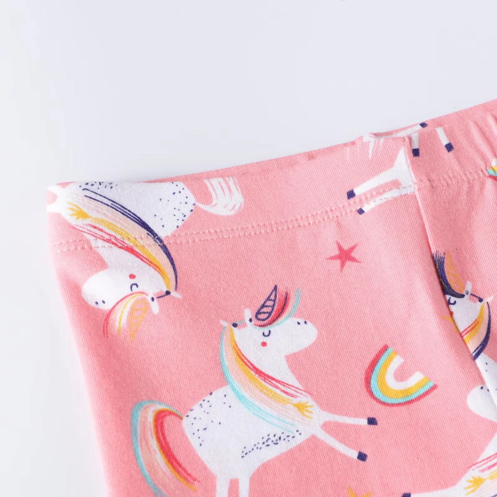 Unicorn Stars Cartoon Skinny Leggings