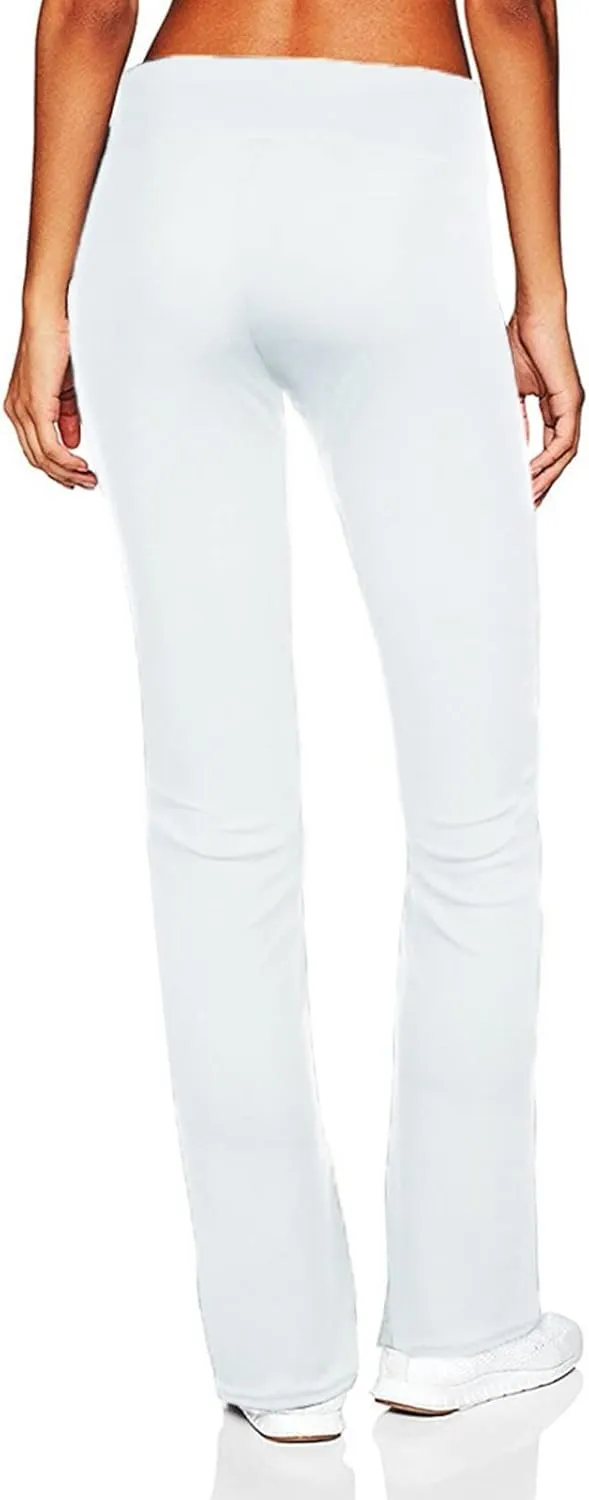 Women's Flare Yoga Pants 2024 Tummy Waisted Yoga Pants Control Pants Workout Leggings for Women Fleece Lined