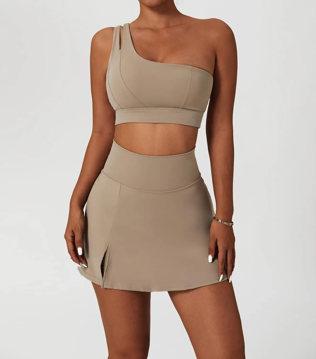 Womens High Waisted Tennis Skirt Skorts with Bulit-in Shorts Athletic Golf Skirt Casual Running Sports Workout Skirts