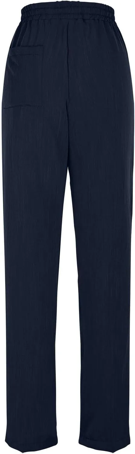Womens Summer Casual Cotton and Linen High Waist Pants 2025 Fashion Drawstring Loose Fit Trousers with Pockets