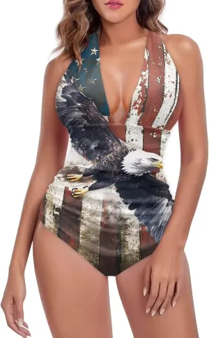 Womens Tummy Control Swimwear Halter One Piece Slimming Swimsuit Womens Ruched Push Up Bathing Suit S-3XL