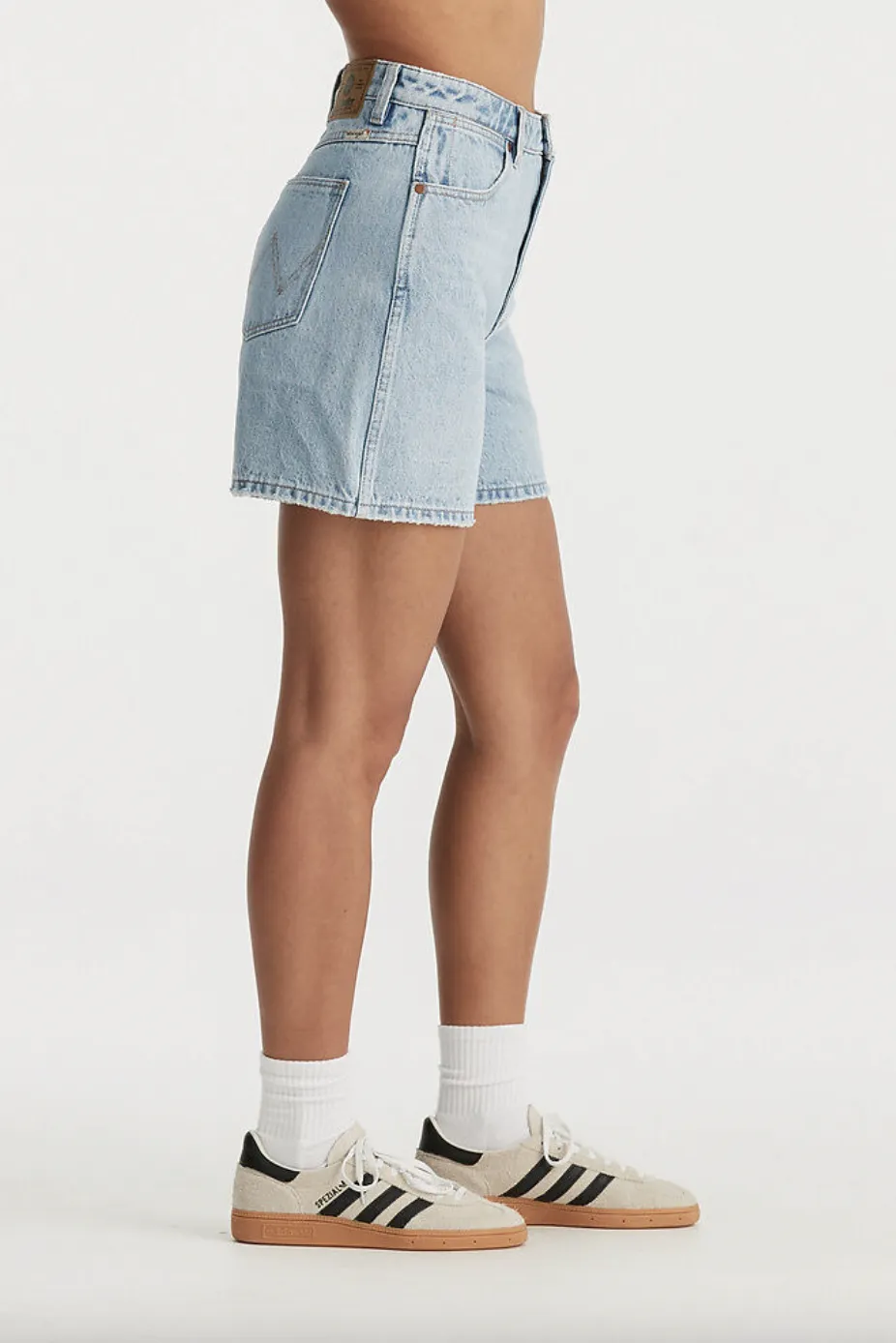 WRANGLER HI A-LINE SHORT - CELESTIAL BLUE